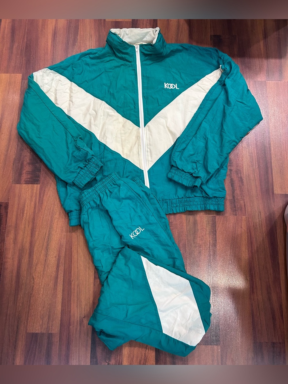 Vintage 90s Kool 2 Piece Track Suit